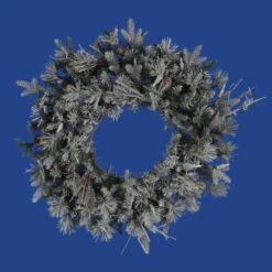 Frosted Fir Artificial Christmas Wreath - 24-Inch, Unlit