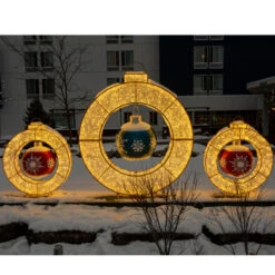 Northlight 11.8ft Lighted Commercial Grade LED Christmas Ornament Display Decoration 8 Northlight 11.8ft Lighted Commercial Grade LED Christmas Ornament Display Decoration -Christmas Decoration Store ornamentcommercial 1 17192.1594647410