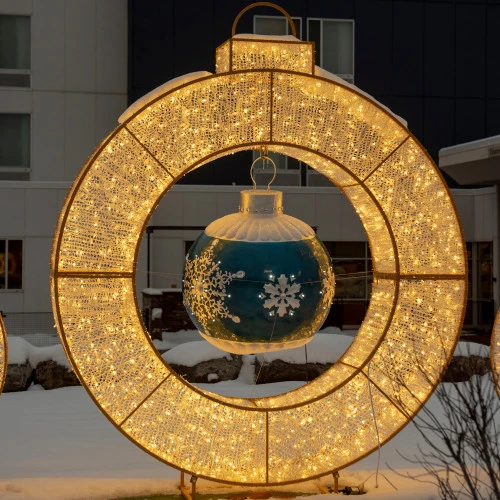 Northlight 11.8ft Lighted Commercial Grade LED Christmas Ornament Display Decoration 4 Northlight 11.8ft Lighted Commercial Grade LED Christmas Ornament Display Decoration - Image 2