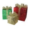 Northlight Set Of 3 Red Pre-Lit Glittering Gift Boxes Christmas Outdoor Decor 15" -Christmas Decoration Store p2g15tynbauen3nnbhidg8bsekklqpiq 03154.1588414712