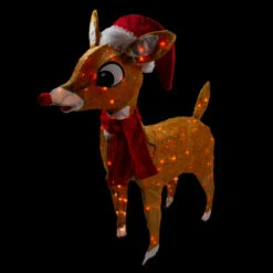 29" Brown And Red Pre-Lit Soft Reindeer Christmas Outdoor Decor - Clear Lights 8 29" Brown And Red Pre-Lit Soft Reindeer Christmas Outdoor Decor - Clear Lights -Christmas Decoration Store productworks 60536 3 13241.1588406614