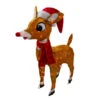 29" Brown And Red Pre-Lit Soft Reindeer Christmas Outdoor Decor - Clear Lights 1 29" Brown And Red Pre-Lit Soft Reindeer Christmas Outdoor Decor - Clear Lights -Christmas Decoration Store productworks 60536 23266.1588406613