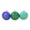 Northlight Set Of 3 Blue And Green Glitter Snowflake Disc Shaped Glass Christmas Ornament 3.25" (82mm) 2 Northlight Set Of 3 Blue And Green Glitter Snowflake Disc Shaped Glass Christmas Ornament 3.25" (82mm) -Christmas Decoration Store qdg9yzkxcbsqu4aifww0xq319ld95pql 63979.1588369541