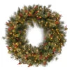 Christmas Central 48" Wintry Pine(R) Wreath With Clear Lights