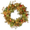 Christmas Central Pre-Lit Decorated Artificial Christmas Wreath, 30-Inch, LED Lights -Christmas Decoration Store rac 71366a 1 09273.1587644107