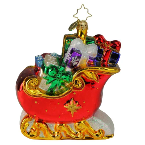 Christopher Radko Sleigh Full Of Delights Glass Christmas Ornament 1019907 3 Christopher Radko Sleigh Full Of Delights Glass Christmas Ornament 1019907