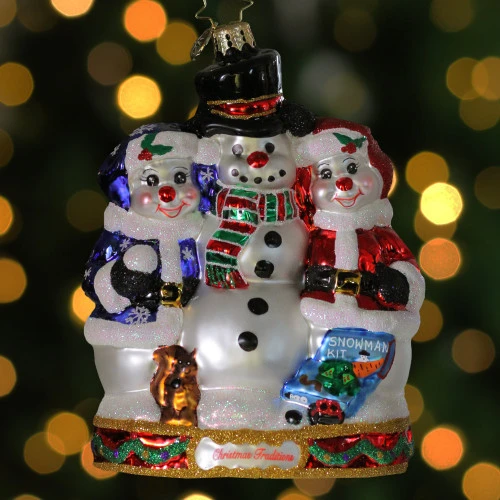 Christopher Radko Making New Friends Glass Christmas Ornament #1020062 7 Christopher Radko Making New Friends Glass Christmas Ornament #1020062 - Image 5