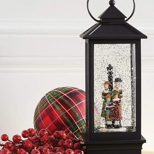 12.5" Christmas Carolers Water Lantern Table Top Christmas Decoration 4 12.5" Christmas Carolers Water Lantern Table Top Christmas Decoration - Image 2