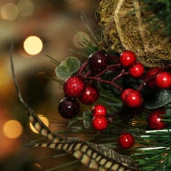 Northlight Mixed Pine Berry And Burlap Poinsettia Artificial Christmas Wreath - 24-Inch, Unlit -Christmas Decoration Store rc6c5dlq7q1njvtykylfydaglasenyle 64251.1588357523