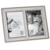 Roman 7.75" Gray And Silver 25th Anniversary Double Photo Frame -Christmas Decoration Store rinc 19927 15548.1588344387