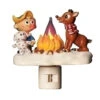 Roman 4.5" Rudolph The Red-Nosed Reindeer Campfire Christmas Night Light -Christmas Decoration Store roman20165108 99311.1588358992