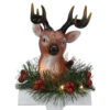 Roman 8" LED Lighted Reindeer And Holly Berry Christmas Stocking Holder 1 Roman 8" LED Lighted Reindeer And Holly Berry Christmas Stocking Holder -Christmas Decoration Store roman 131371 65620.1587644174