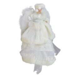 Roman 12" White Angel In A Dress Christmas Tree Topper- Unlit -Christmas Decoration Store roman 132394 1 17273.1588405980