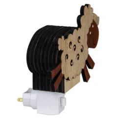 Roman 6" Wooden LED Leaping Sheep Night Light -Christmas Decoration Store roman 163591 2 30739.1588406025