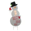 Roman 40" Pre-Lit White And Red Whimsical Snowman Outdoor Christmas Decor 2 Roman 40" Pre-Lit White And Red Whimsical Snowman Outdoor Christmas Decor -Christmas Decoration Store roman 164459 68074.1588406402