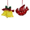 Roman Club Pack Of 24 Yellow And Red Happy Holiday Bell And Cardinal Christmas Ornaments 4.25" -Christmas Decoration Store roman 20994 inner 46449.1588344774