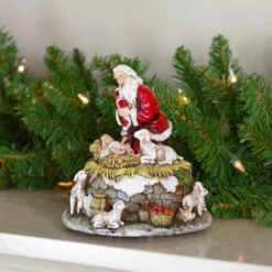 Roman 6" Joseph's Studio Kneeling Santa With Jesus Musical Christmas Figure -Christmas Decoration Store roman 26783 5 80462.1588868306