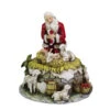 Roman 6" Joseph's Studio Kneeling Santa With Jesus Musical Christmas Figure