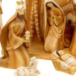 Roman 9-Piece Gold Carved Inspirational Religious Nativity Scene Christmas Tabletop Decor 12" 7 Roman 9-Piece Gold Carved Inspirational Religious Nativity Scene Christmas Tabletop Decor 12" -Christmas Decoration Store roman 31378 3 70544.1599267888
