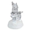 Roman 5.25" Prelit Clear Crystal LED Santa Claus With Reindeer Christmas Figure -Christmas Decoration Store roman 32138 16061.1588415418