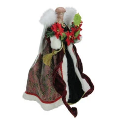 Roman 16" Green And Red Holly Berry Christmas Angel Tree Topper 5 Roman 16" Green And Red Holly Berry Christmas Angel Tree Topper -Christmas Decoration Store roman 32417 1 41429.1588415234
