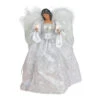Roman 14.5" White And Silver Elegant Feathered Tree Topper -Christmas Decoration Store roman 33803 1 2 45143.1587644955