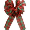 8.5" X 14" Red And Green Plaid Mesh Christmas Bow Figurine - 31075042 -Christmas Decoration Store rxvlg5cavtoi8ylani8htms3uwlbadrp 67941.1588398313