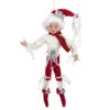 13" Red And Cream Whimsical Dusty Elf With Holly Berries -Christmas Decoration Store select xn446 13 rc 1 38994.1665610437
