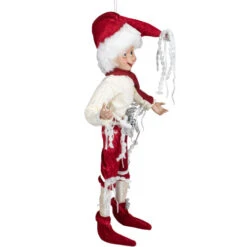 13" Red And Cream Whimsical Dusty Elf With Holly Berries 8 13" Red And Cream Whimsical Dusty Elf With Holly Berries -Christmas Decoration Store select xn446 13 rc 3 31976.1665610437