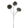 36.5" Silver And Brown Frosted Lotus Pod Christmas Spray -Christmas Decoration Store select xs524 go 38866.1587644045