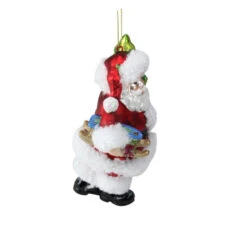 Northlight 6” White And Red Glitter Accented Santa Claus Glass Christmas Ornament -Christmas Decoration Store sh10k4in1msc2ljrsbwy1wagtivzsvkh 43917.1588344913