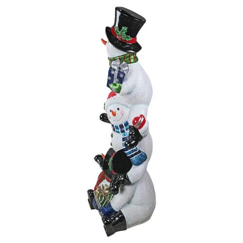 49" Illuminated Holiday Snowman Statue 7 49" Illuminated Holiday Snowman Statue - Image 5