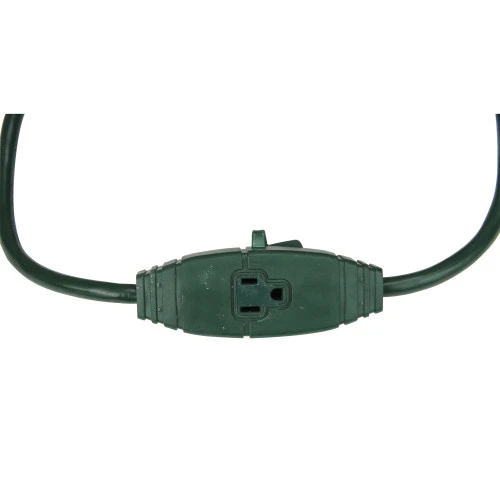 25' Stanley 3-Outlet Green Heavy Duty Outdoor Grounded Landscaping Projector Cord 4 25' Stanley 3-Outlet Green Heavy Duty Outdoor Grounded Landscaping Projector Cord - Image 2