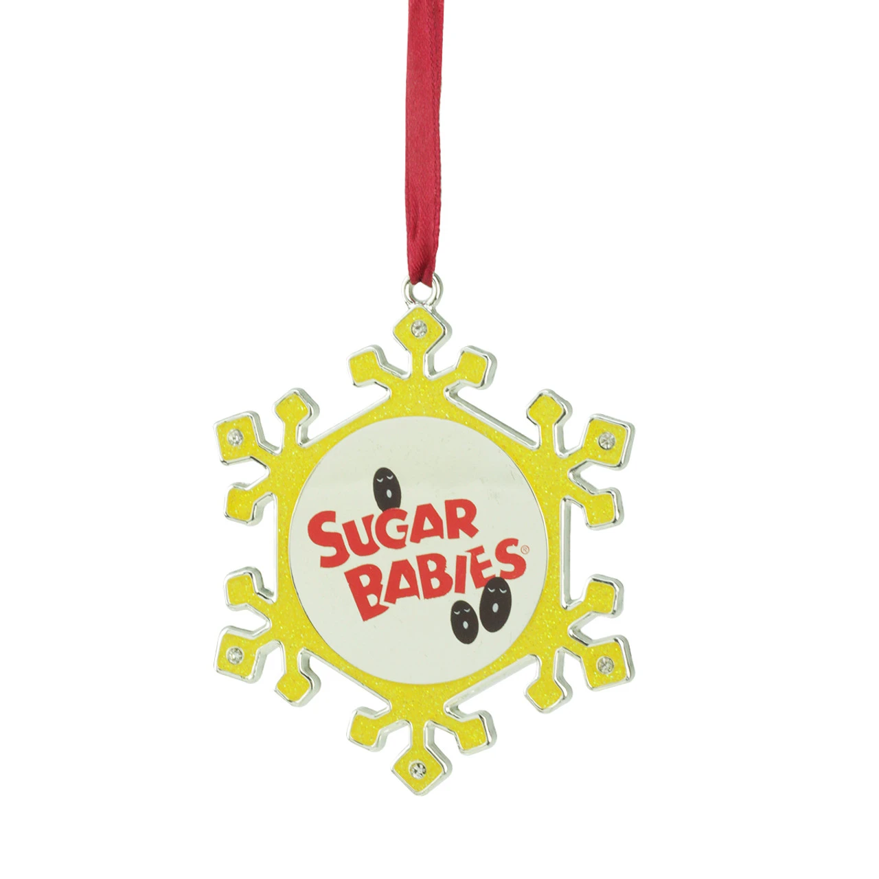 Northlight 3.5" Yellow And Red Snowflake Sugar Babies Candy Logo Christmas Ornament 3 Northlight 3.5" Yellow And Red Snowflake Sugar Babies Candy Logo Christmas Ornament