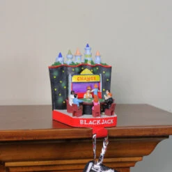 6.25" Red And Green Casino Gambling Blackjack Table Christmas Stocking Holder 7 6.25" Red And Green Casino Gambling Blackjack Table Christmas Stocking Holder -Christmas Decoration Store sterling 147014 3 16663.1588356629