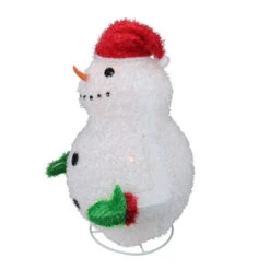 24" Pre-Lit Red And White Snowman Outdoor Christmas Yard Decor -Christmas Decoration Store sterling 92513042 3 94095.1599267577