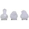 Set Of 3 Shiny White Rustic Textured Tabletop Bird Figurines 5.75" 2 Set Of 3 Shiny White Rustic Textured Tabletop Bird Figurines 5.75" -Christmas Decoration Store transpac a3595 71596.1588411455