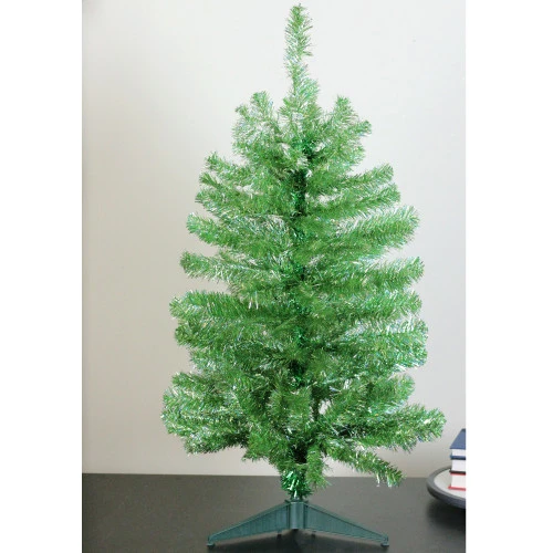 3' Green Lime Noble Pine Artificial Christmas Tree - Unlit 5 3' Green Lime Noble Pine Artificial Christmas Tree - Unlit - Image 3