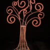Roman 48" Peppermint Twist Swirl Rope Light Artificial Christmas Tree Decor