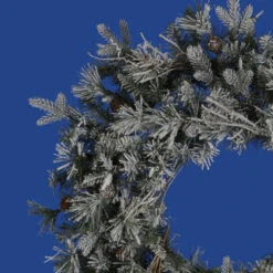 Frosted Fir Artificial Christmas Wreath - 24-Inch, Unlit -Christmas Decoration Store vickerman20a100824 02441.1644972726