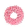 Pre-Lit Pink Ashley Spruce Christmas Wreath - 36-Inch, Clear Pink Lights -Christmas Decoration Store vickerman k882337 33819.1588344319