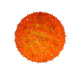 10" Pre-Lit Orange Twinkling Starlight Sphere Christmas Decor