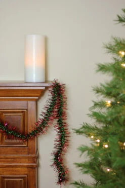 Northlight 50' X 3" Red And Green Spiral Center Christmas Tinsel Garland - Unlit -Christmas Decoration Store y7aajowvnsz2kfgzjorqvqwubn4tpoeb 29977.1664379670