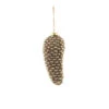 7" Gold Distressed Finish Glass Pine Cone Christmas Ornament -Christmas Decoration Store z1213ap201 09084.1595893795