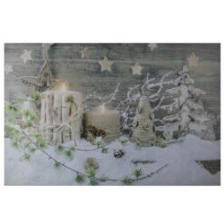 Northlight Country Rustic Winter Christmas LED Lighted Canvas Wall Art 23.5" X 15.5" -Christmas Decoration Store zm71xvgyo4xuqlquw28ajxdsg5yzfvby 67735.1695052432