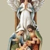 Roman 11" White And Brown Angel With Holy Family Under Star Christmas Tabletop Figurine -Christmas Decoration Store zmnntwt4ykkfslhywql4qecshb601nmj 16240.1588344008